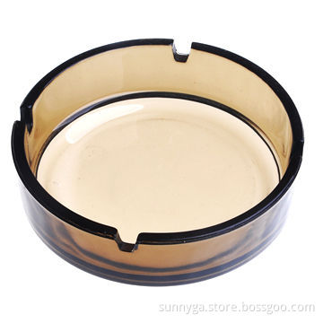 Round Colored Glass Ashtrays
